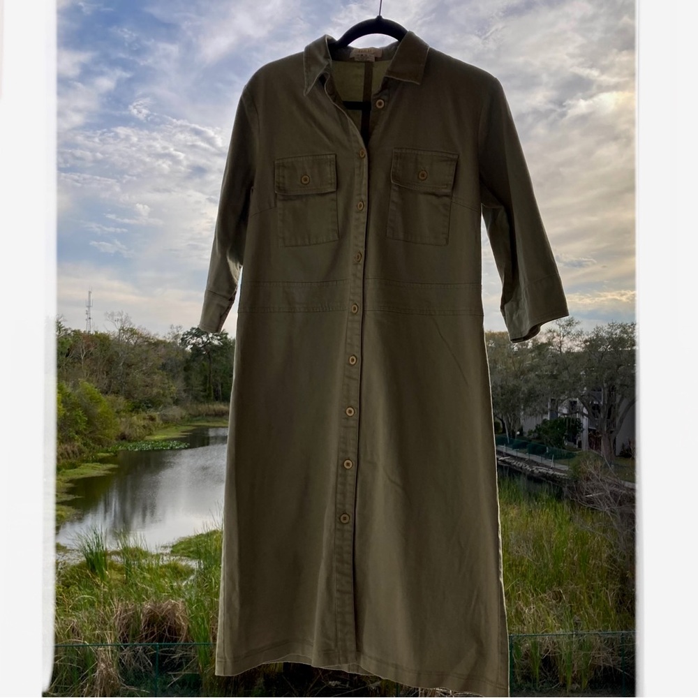 HB by harve benard shirt Dress grey/Vacation
98% COTTON
2% SPANDEX/Size:10-12